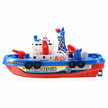 Toddler Bērnu Vannas Rotaļlieta Laivu Glābšanas Gurķiem + Braucieni Ūdens Laika, Squirting Kuģa Zēni Dāvanu Mayitr 1513