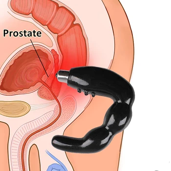 U Veida Prostatas Stimulators Anālais Vibrators G spot Masāža Dildo Vibratoru C Tipa Lodi Vibrators Masturbator For Men Pieaugušo Seksa Rotaļlietas