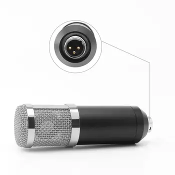 USB Kondensatora Mikrofons Ar Regulējamu Galda Mic Roku šoks stiprinājums Studijas Ieraksta Vokāls Balss