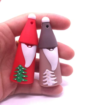 USB flash drive sniegavīrs /Ziemassvētku eglītes pen drive 4GB 8GB 16GB 32GB 64GB Santa Claus memory stick Ziemassvētku dāvanu pendrive cle