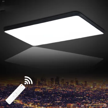 Ultra-plānas 5CM LED Mordern Vienkārši Griestu Gaismas Lampa Melna Balta, Apaļa Kvadrātveida, lai Dzīvojamā Istaba Guļamistaba Foajē Dinning Room 4124