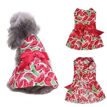 Vasaras Suni Vest Kleita Suņu Apģērbu Pet Suņiem Puse Drēbes Par Meiteni, Princess Rozā Priekšgala Krekls Drēbītes Mazajiem Suņiem