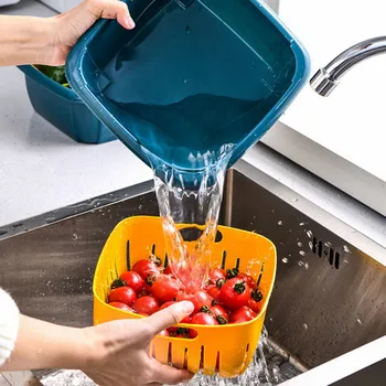 Virtuves izlietne filtrs neto drenāžas augu augļu iztukšot grozu Ledusskapis mājsaimniecības Virtuves Plastmasas veļas augu baseinu