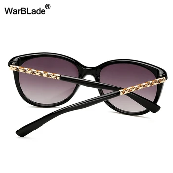 WarBLade Luksusa Cat Eye Saulesbrilles Sieviešu Vintage Zīmolu, Dizainu, Saules Brilles Dāmām Toņos Aizsargbrilles Eyewears UV400 Gafas De Sol 17557