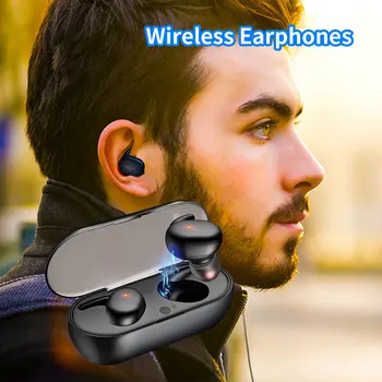 Willkey Y30 TWS Touch Bluetooth 5.0 Austiņas Bezvadu 4D Stereo Austiņas ar Trokšņu Slāpēšanas Spēļu Austiņas Telefoniem Earbuds