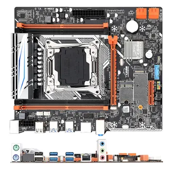 X99 M-H mātesplati, kas ar Xeon E5 2620 V3 LGA2011-3 CPU 4gab X 8GB =32 GB 2133MHz DDR4 atmiņas USB3.0 SATA3.0 m.2