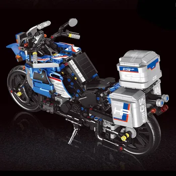 Yeshin Tehnisko Motociklu Rotaļlietas H2R Un F700 GS Rallye MOTO Modeli, Celtniecības Bloki, Tehniskā Auto Ķieģeļi Bērniem Ziemassvētku Dāvanas