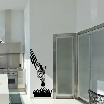 Zebra Sienas Uzlīmes Mūsdienu Mākslas Apdare, Lai jūsu Virtuvē, Guļamistabā vai Dzīvojamā Istabā Noņemams, Sienas Uzlīmes, Sienas Dekori Zāle ZB370