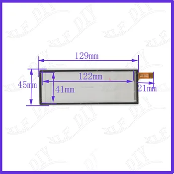 ZhiYuSun 12234C-A163 12241C-A152 129mm*45mm 7 wire TOUCH SCREEN gps stikla 129*45 touch panel 19382