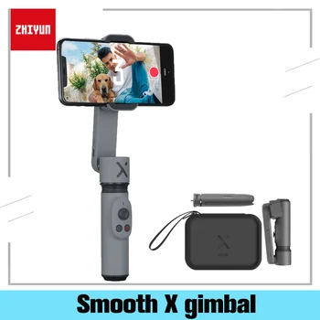Zhiyun Gluda X Rokas Gimbal Stabilizators Mobilo Telefonu Selfie Stick Vlog Anti-shake Bluetooth Smart Xiaomi Huawei, Samsung