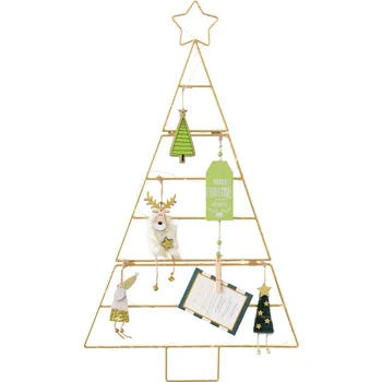 Ziemeļvalstu ins mini Gold white Ziemassvētku eglīte set home (sākuma sienas karājas diy zvaigznes, Ziemassvētku rotājumi, Jaunā gada Kids Istabas dekors piederumi