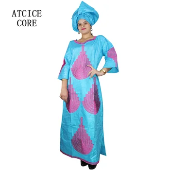 āfrikas kleitas sievietēm jauno āfrikas bazin izšūšana dizaina kleita gara kleita LA093#