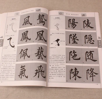 Ķīniešu vārds grāmata Tian Ying Zhang regulāri skriptu kaligrāfijas pamācību grāmatu iesācējiem: Ķīniešu otu, rakstot pamata insultu