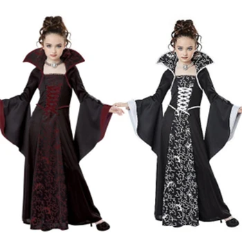 Ļauna Karaliene Tutu Kleitas Maleficent Ragana Cosplay Kostīmu Velna Ragu Ārējie Sleeping Beauty Saģērbt Meiteni Halloween Puse 14785