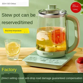 1.8 L veselības pot daudzfunkcionāls melnā tēja plīts biezāka stikla elektriskā tējkanna ziedu tējkanna 800W200V
