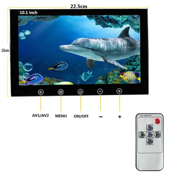10 Collu 20m/50m/100m Zemūdens Zvejai, Video Kamera Fish Finder IP68 Ūdensnecaurlaidīga 38 Led, 360 Grādu Rotējoša Kameras