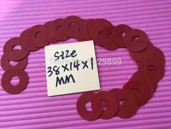 100 gabali sarkanu gumijas sūcējs izmērs 38*14*1mm, ofseta druka rezerves daļas