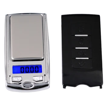 100g*0.01 g mini LCD Electronic Digitālo Kabatas Mērogs Rotaslietas, Zelta pakāpe Atlikums, Automašīnu Atslēgu Stils