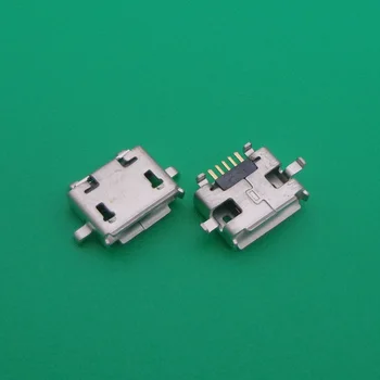 100pcs/daudz Mikro mini USB ligzda savienotājs lādētāja ligzda ostas xiaomi MI prosa 1S Gionee S606 gn180/OPPO 3 Amoi n820 N82T29