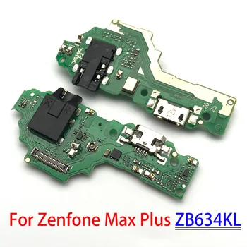 10Pcs/Daudz, USB Uzlāde Ostas Valdes Flex Kabeļa Savienotājs Daļas Asus Zenfone Max Plus (M2) ZB634KL A001D Mikrofona Modulis