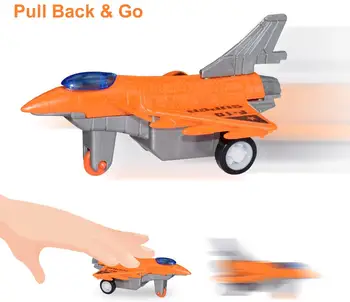 12pcs/daudz Pull Atpakaļ Lidmašīnas Transportlīdzekļa Playset Bērniem Pullback Plaknes Rotaļlietas Smieklīgi gaisakuģis Izglītības Rotaļlietas Bērniem