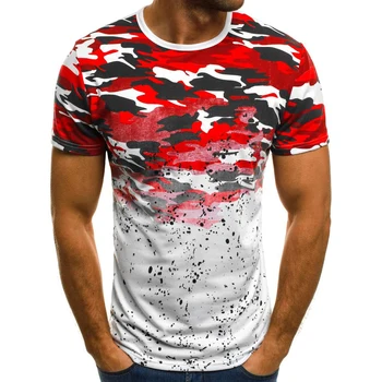 2019. gada Vasarā Jaunu Gadījuma Vīriešu T Krekls 3D Iespiesti Vīriešu t-veida Topi Modes Streetwear Īsām Piedurknēm Cilvēks, T Krekli Dropshipping