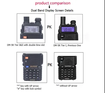 2gab 2020. gadam lielos attālumos 10km Baofeng Dm 5R Radio Dmr Atkārtotājs ar SMS Funkciju dual laika nišu mobilo DSP-digital radio uztvērējs
