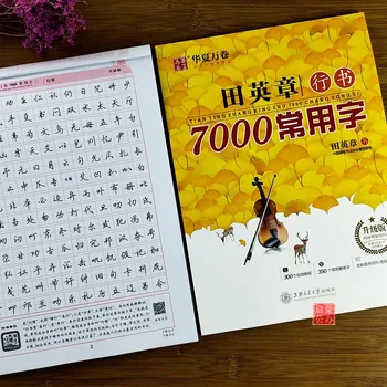 2gab/Set Ķīnas Copybook Pildspalvu Kai Shu Xing Shu 7000 Kopīgi Ķīniešu Rakstzīmes Copybook Studentu Pieaugušo Copybook