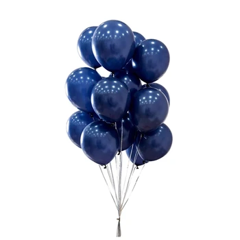 30pcs DIY Baloni Vainags Komplekts Tumši Zilā Chrome Zelta Metāla Chrome Balonu Vainags Kāzu Iesaistīšanās 21 Dzimšanas dienu Dekori
