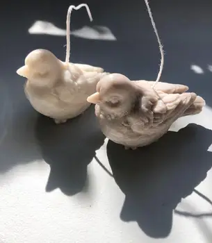 3D Putnu Silīcija Svece Pelējuma DIY Sojas Sveces Aromāts Vaska Ziepes Pelējuma Atkārtoti Svece Pelējuma Silikona Sveces, Ziepes, Pelējuma Mākslas Amatniecības Pieņemšanas
