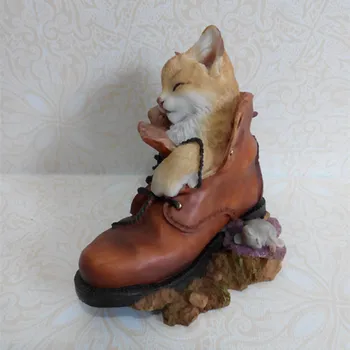 3D kaķis kurpes peli celmiem Silikona veidnes ziepes pelējuma silikona ziepju veidnes silikagela mirst Aromātu akmens veidnes, sveces veidne