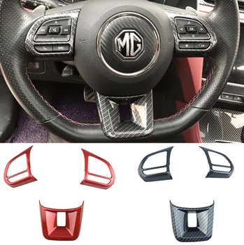 3Pcs ABS Automašīnas Stūres Rata Pogas Emblēmas Uzlīme Uz MG MG6 HS ZS Modes Auto Emblēma Decal Interjera Veidošanas Piederumi