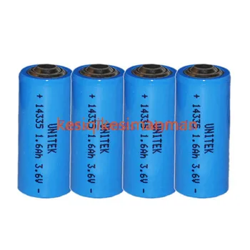 4GAB 3.6 V 2/3AA ER14335 14335 liSOCL2 Litija akumulators šūnu 1600mah PCL sausā primāro bateriju nomainīt, lai TADIRAN TL-4955