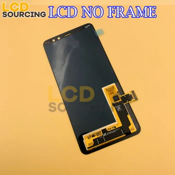 5.6 collu Samsung A8 2018 LCD Displejs A530 A530F A530DS Touch Screen Sensoru Digitizer Montāža Samsung A8 Reklāmas Aizstāt
