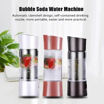 500ML gāzēts Ūdens Maker Portatīvo Avots gāzēts Ūdens Maker Burbuļu Mašīna Bez Gāzes Balonu Spray Mitrinātu Soda Maker