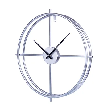 50cm Retro Vienkāršu Dzelzs Mākslas Pulkstenis Klusums Sienas Pulkstenis Mājas Dekori 2020 
