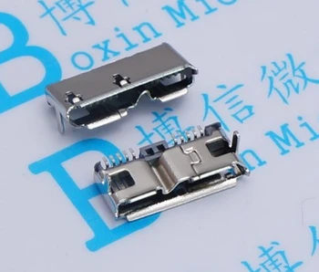 50gab Mikro USB 3.0 B Tipa DIP Sieviešu Ligzda DIP2 10pin USB Savienotājs Samsung Mobilo Cietie Diski Datu Saskarne