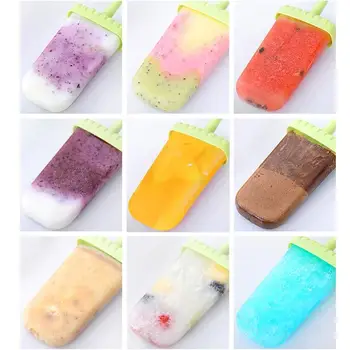 6pcs/komplekts DIY Ice Cream Lolly Veidnes Ledus Renes Taisnstūra Formas saldējuma Veidnes, Renes Stick Saldējumu Veidotājiem Pelējuma