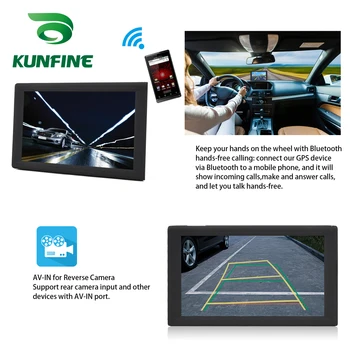 9 collu Touch Screen Android Auto GPS Navigācijas 16GB DDR512M DVR videokameru Kravas Transportlīdzeklis Tablete AV-Bluetooth