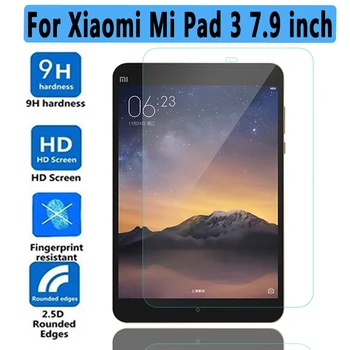 9H HD Rūdīta Stikla ekrāna aizsargs Xiaomi MiPad 1 2 3 4 Xiaomi Mi Pad 3 2 1 7.9 / 4 8.0 / 4 Plus 10.1 collu Filmu