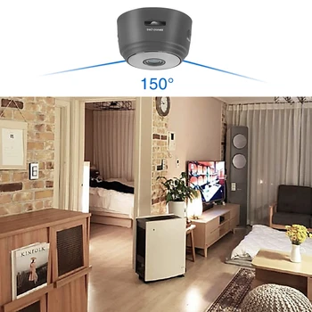 A9 Wifi bezvadu Baby Uzraudzīt 1080P Nakts Redzamības Platleņķa Video Videokameras Kustības detektors Cam w/ Magnētiskais Turētājs Home Security