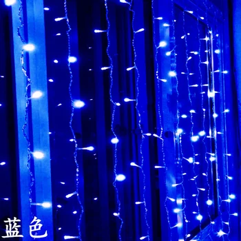 Aizkars LED String Gaismas mūsdienu mājas 300leds 300CM garums Ziemassvētku Vītnes Pasaku Puses Dārza Kāzu jauno gadu Dekori pasaku JL