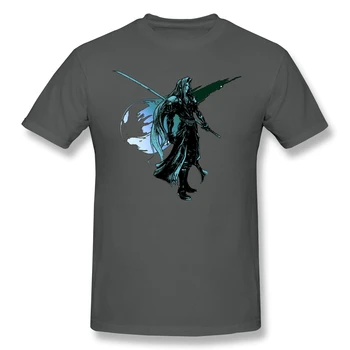 Augstas Kvalitātes O-veida Kakla 100 Kokvilnas Sephiroth Final Fantasy VII Masamune T-krekls Final Fantasy īsām piedurknēm