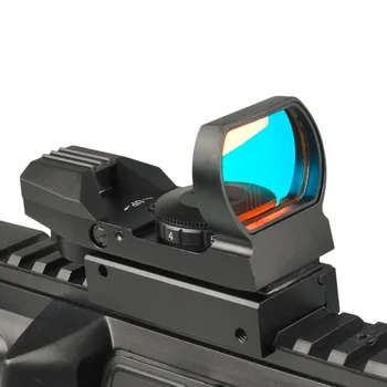 Augstas Kvalitātes Taktiskās 22-33mm Objektīva Refleksu Red Dot Sight Riflescope ar 11mm Rail Mount fit Šautene Medības