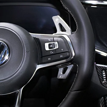 Auto Alumīnija Sakausējuma Stūre Shift Bradāt Paplašinājumu VW Golf 7 7.5 MK7 R Līnijas GTI Piederumi-2019