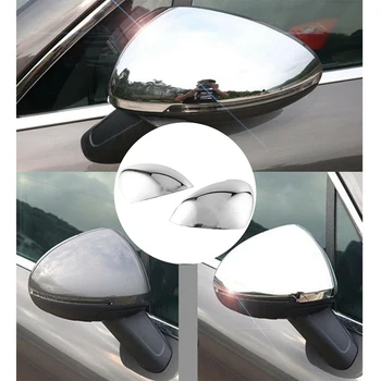 Auto Chrome Atpakaļskata Spoguļa Vāka Sānu Durvīm Spoguļi Vāks Vāciņš Apdarei-Porsche Macan-2020