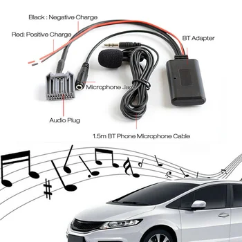 Automašīnas Bluetooth 5.0 AUX Audio Autonoma Kabeļa Adapteris Honda Civic CRV Accord JieRui-BT 5908