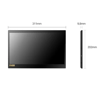 Autonoma monitors Samsung DeX 13.3 collu 1080p HDR desmit punktu touch portatīvo monitoru