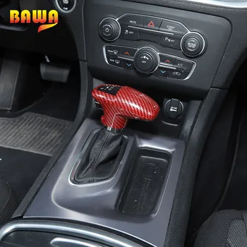 BAWA Interjera Mouldings Dodge Charger+ Pārnesumu Pārslēgšanas Rokturi Augšpusē Galvas Apdare Vāka Uzlīmes Dodge Challenger+