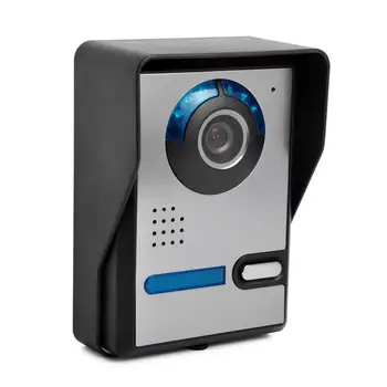 Bezvadu durvju zvans āra IP Kameru Video Durvju Domofons ar 7 Collu Monitors, Tālvadības pults Atslēgt